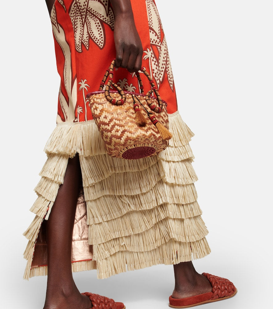 Johanna Ortiz Ruffle floral maxi dress