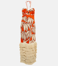 Johanna Ortiz Ruffle floral maxi dress. Johanna Ortiz 荷叶边花卉长裙