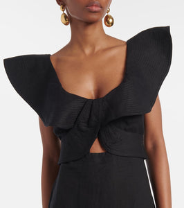 Johanna Ortiz Ruffled midi dress
