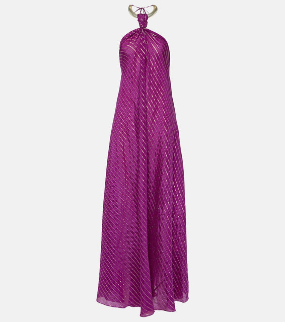 Johanna Ortiz Silk-blend maxi dress