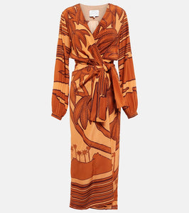 Johanna Ortiz Silk crêpe de chine maxi dress