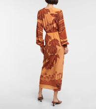 Johanna Ortiz Silk  de chine maxi dress