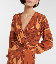 Johanna Ortiz Silk  de chine maxi dress