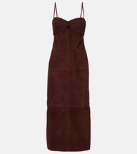 Johanna Ortiz Suede midi dress. Johanna Ortiz 麂皮中长连衣裙