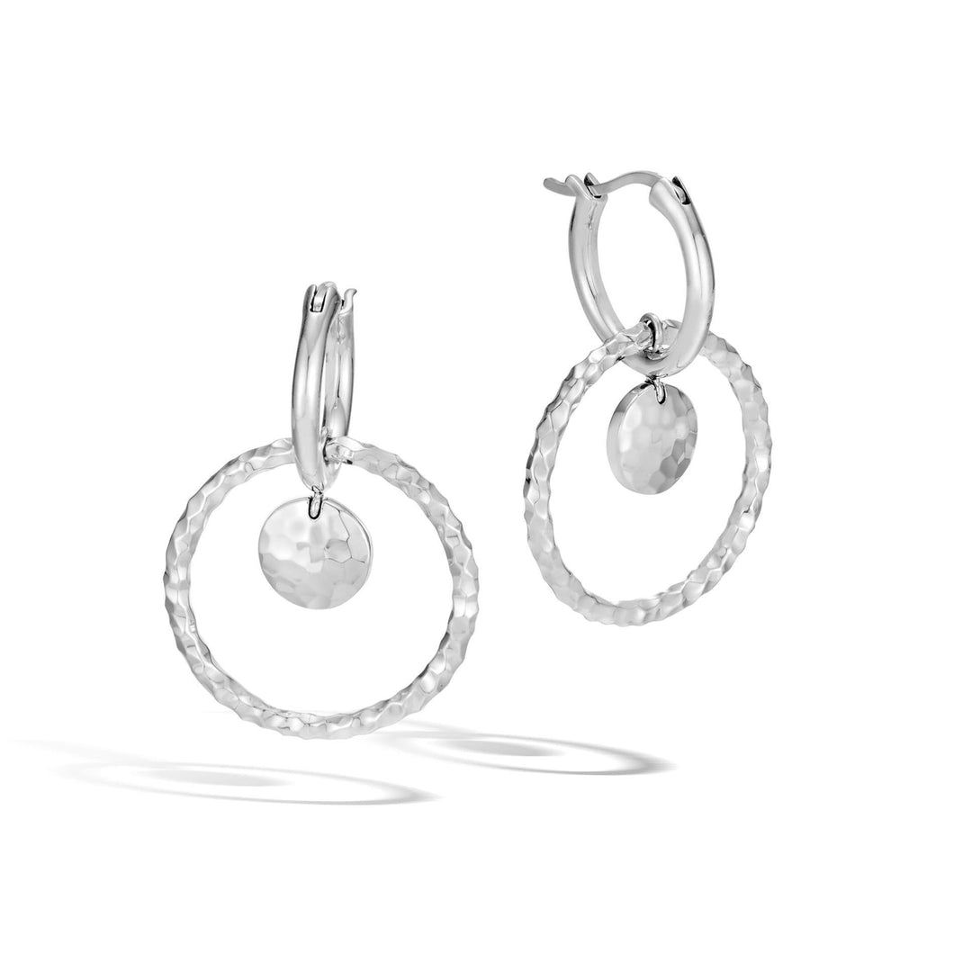 John Hardy Classic Chain Palu Interlocking Sterling Silver Drop Earrings