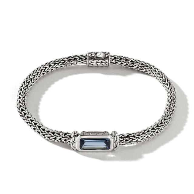 John Hardy London Blue Topaz Bracelet | Classic Chain