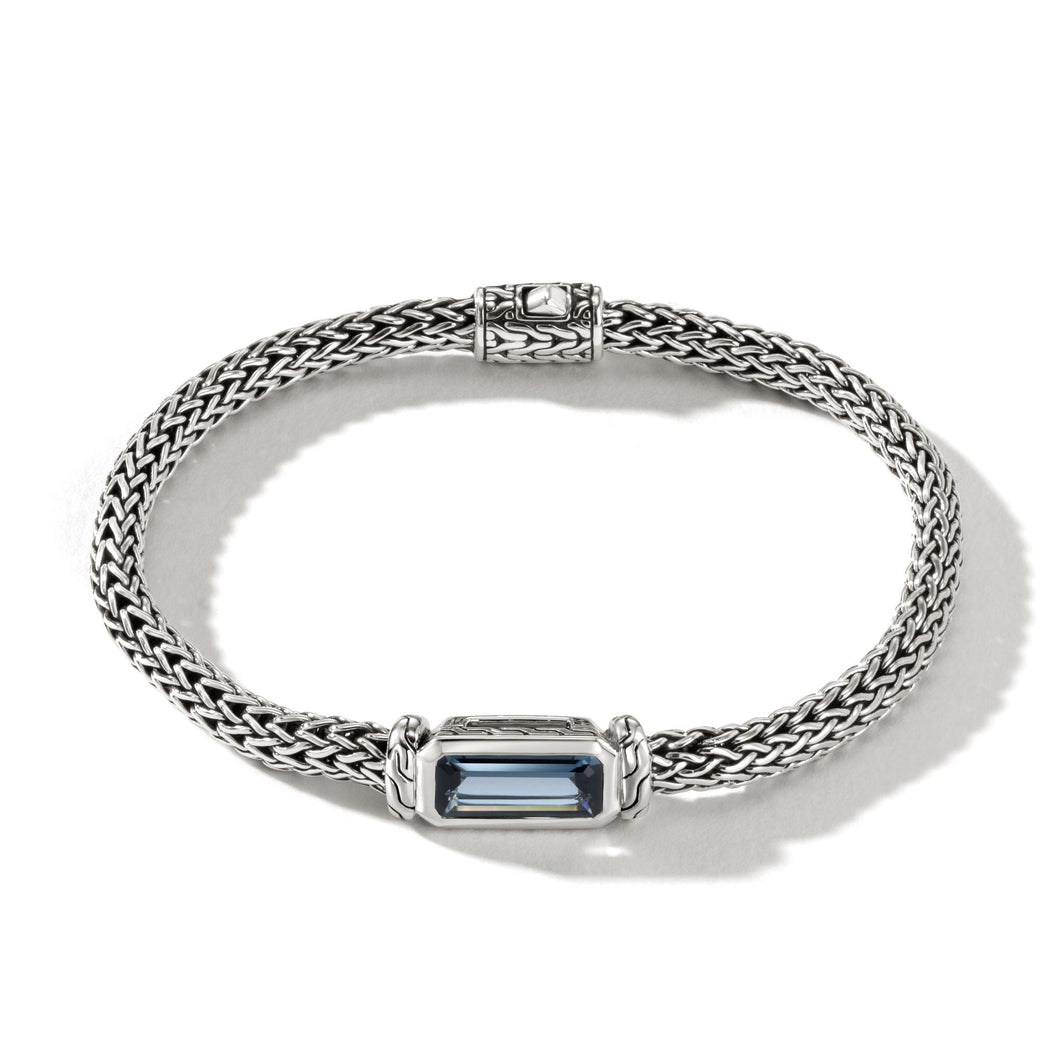 John Hardy London Blue Topaz Bracelet | Classic Chain