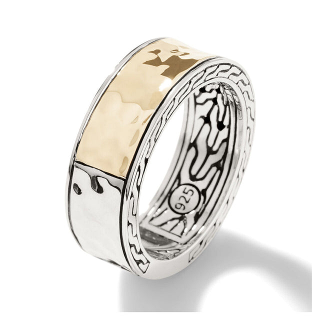 John Hardy Palu Two-Tone Band Ring | Size 7