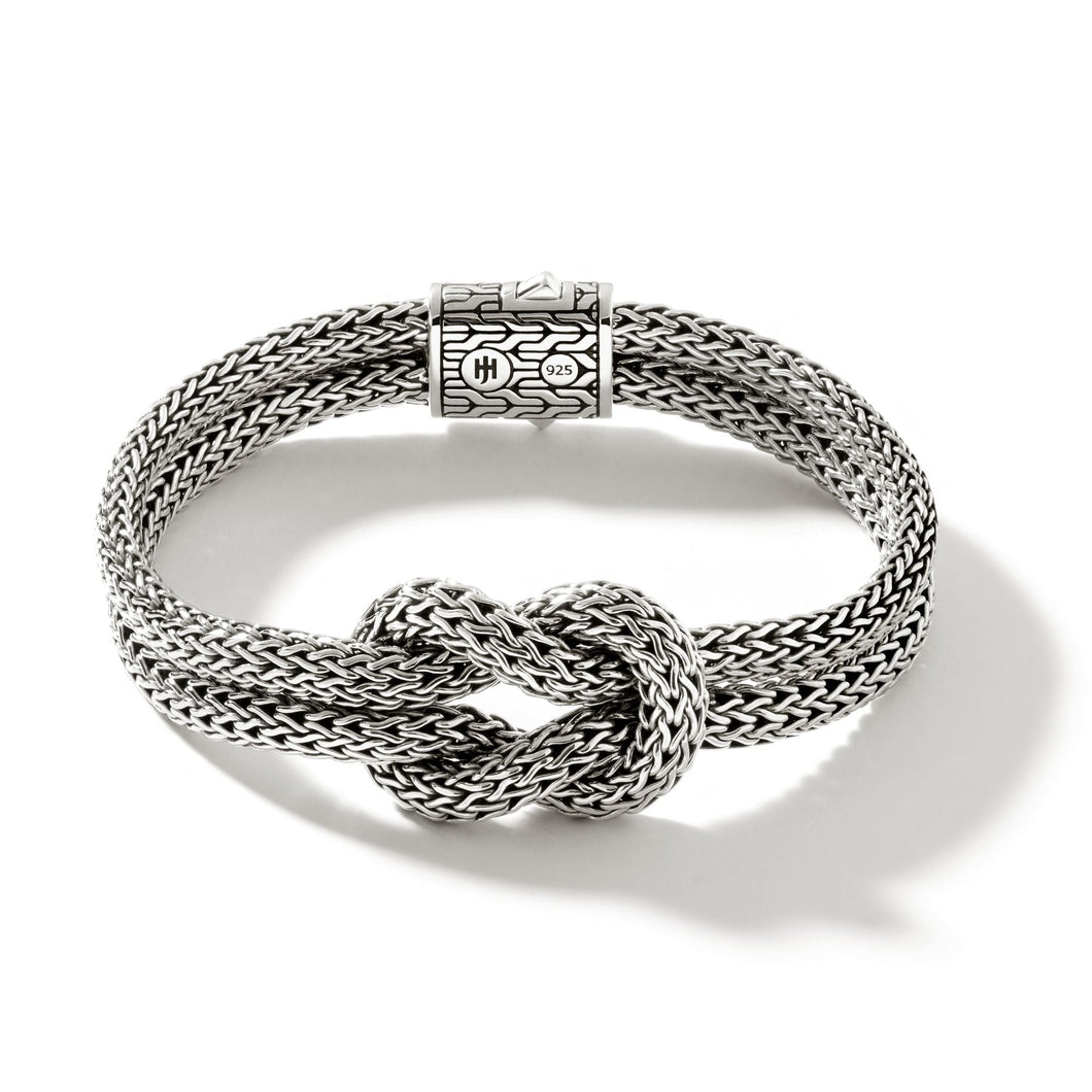 John Hardy Sterling Silver Bracelet | 6.25 - 6.5 Inches | Love Knot