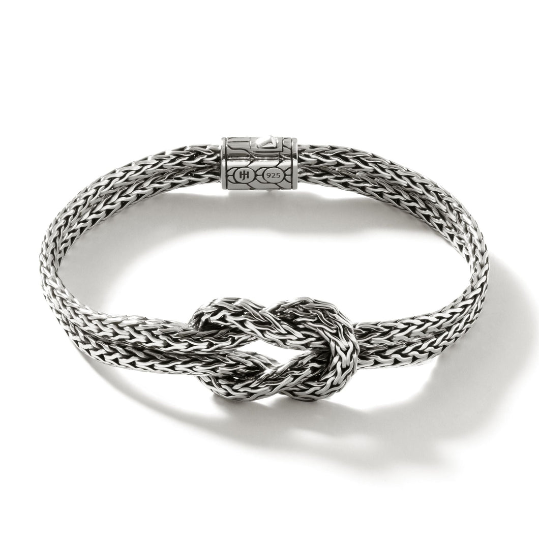 John Hardy Sterling Silver Bracelet | 6.25 - 6.5 Inches | Love Knot