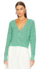 John & Jenn by Line Miles Cardigan in Green
