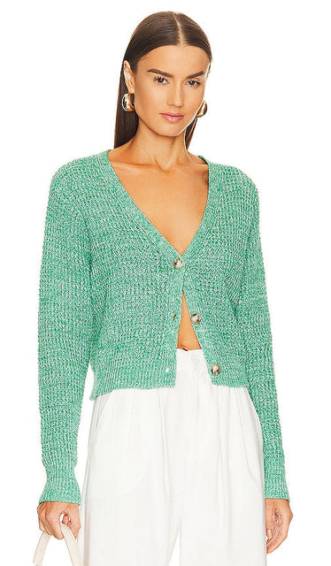 John & Jenn by Line Miles Cardigan in Green - John & Jenn by Line Miles - Cardigan vert - John & Jenn by Line Miles 绿色开衫 - John & Jenn by Line Miles Cardigan in Grün - John & Jenn by Line Miles 가디건 - Cardigan John & Jenn di Line Miles in verde