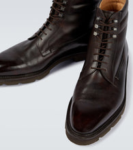 John Lobb Alder leather lace-up boots