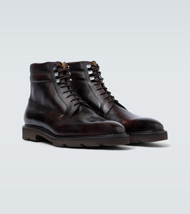 John Lobb Alder leather lace-up boots