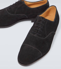 John Lobb City II suede Derby shoes