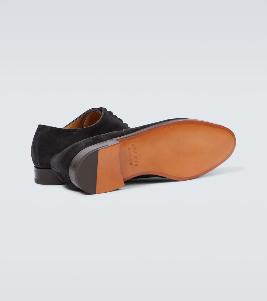 John Lobb City II suede Derby shoes