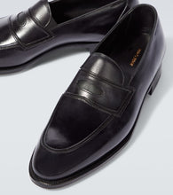 John Lobb Montgomery leather loafers