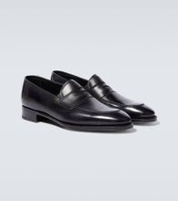 John Lobb Montgomery leather loafers