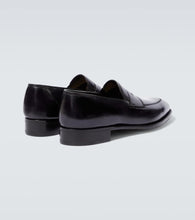 John Lobb Montgomery leather loafers
