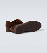 John Lobb Smith suede Derby shoes