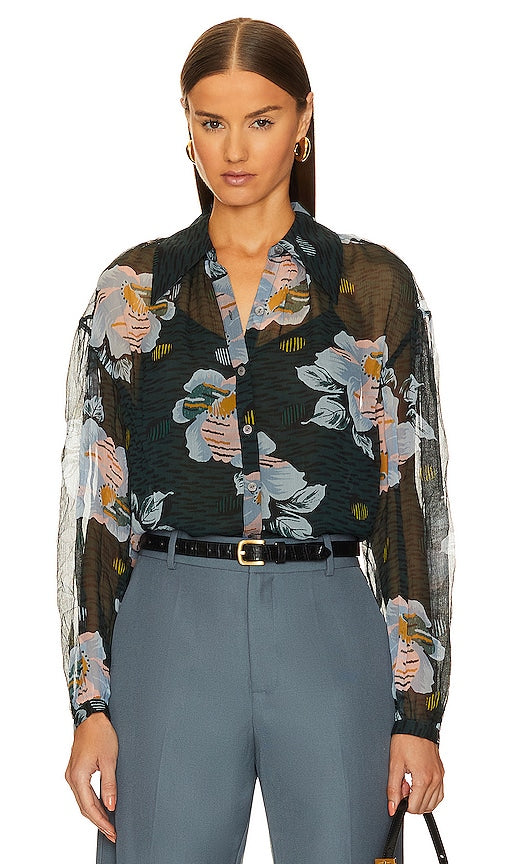 Joie Matilda Top in Dark Green - Haut Joie Matilda en vert foncé - Joie Matilda 深绿色上衣 - Joie Matilda Top in Dunkelgrün - Joie Matilda 탑 - Top Joie Matilda in verde scuro