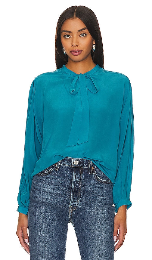 Joie Wells Top in Blue - Haut Joie Wells en bleu - Joie Wells 蓝色上衣 - Joie Wells Top in Blau - Joie Wells 탑 - Top Joie Wells in blu