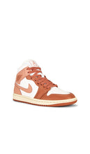 Jordan Air Jordan 1 Mid Sneaker in Coral
