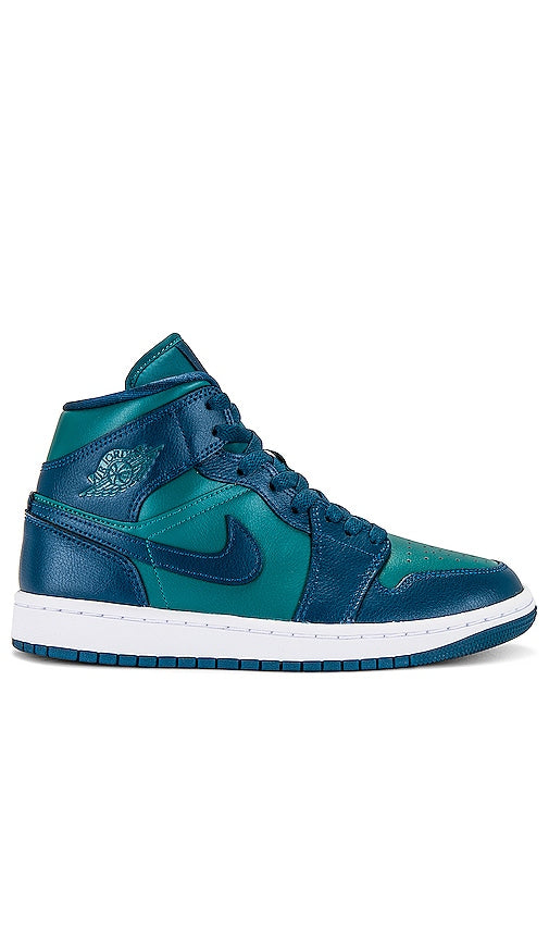Jordan Air Jordan 1 Mid Sneaker in Teal - Baskets Jordan Air Jordan 1 Mid en bleu sarcelle - Jordan Air Jordan 1 中帮运动鞋 青色 - Jordan Air Jordan 1 Mid Sneaker in Blaugrün - Jordan Air Jordan 1 미드 스니커즈 - Sneaker Jordan Air Jordan 1 Mid in verde acqua