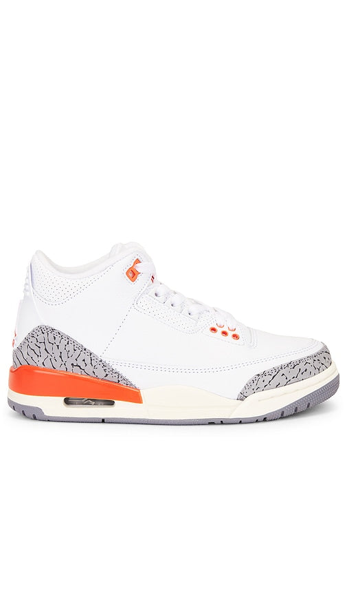 Jordan Air Jordan 3 Retro Sneaker in Orange - Jordan - Air Jordan 3 - Baskets rétro - Orange - Jordan Air Jordan 3 橙色复古运动鞋 - Jordan Air Jordan 3 Retro-Sneaker in Orange - Jordan Air Jordan 3 레트로 스니커즈 오렌지 색상 - Sneaker Jordan Air Jordan 3 Retro in arancione