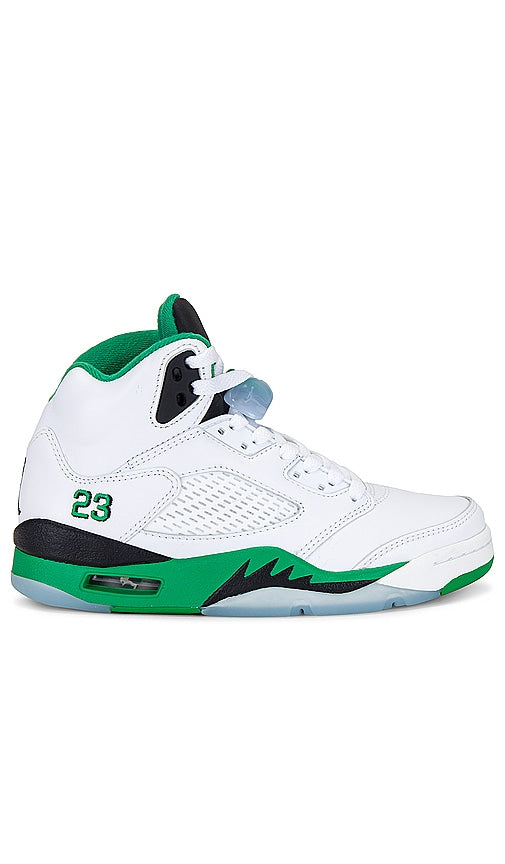 Jordan Air Jordan 5 Retro Sneaker in White - Jordan - Air Jordan 5 - Baskets rétro - Blanc - Jordan Air Jordan 5 白色复古运动鞋 - Jordan Air Jordan 5 Retro-Sneaker in Weiß - Jordan Air Jordan 5 Retro 스니커즈화이트 색상 - Sneaker Jordan Air Jordan 5 Retro in bianco