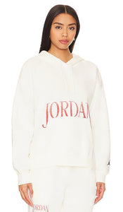 Jordan Brooklyn Hoodie in Ivory