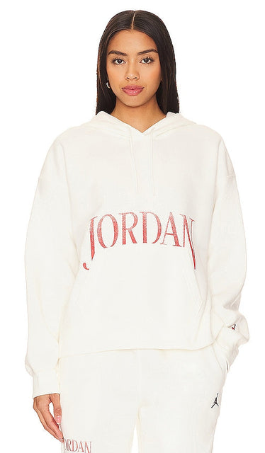 Jordan Brooklyn Hoodie in Ivory - Jordan Brooklyn - Sweat à capuche en ivoire - 象牙色 Jordan Brooklyn 连帽衫 - Jordan Brooklyn Kapuzenpullover in Elfenbein - JORDAN 브루클린 후디 색상 - Felpa con cappuccio Jordan Brooklyn in avorio