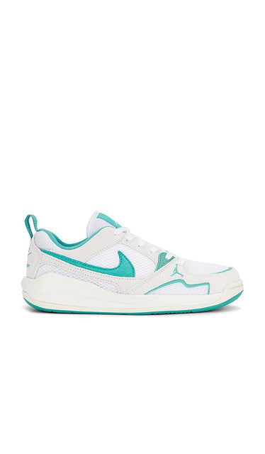 Jordan Comfort Era Sneaker in White | White  Washed Teal & Sail Low Top Sneakers for Women