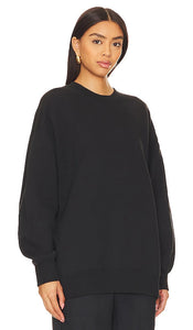 Jordan Flight Fleece Crewneck Sweatshirt in Black