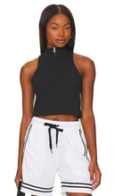 Jordan Mock Neck Tank in Black