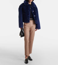 Joseph Alloway reversible shearling and leather jacket