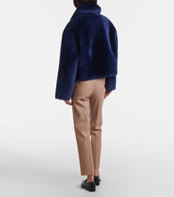 Joseph Alloway reversible shearling and leather jacket