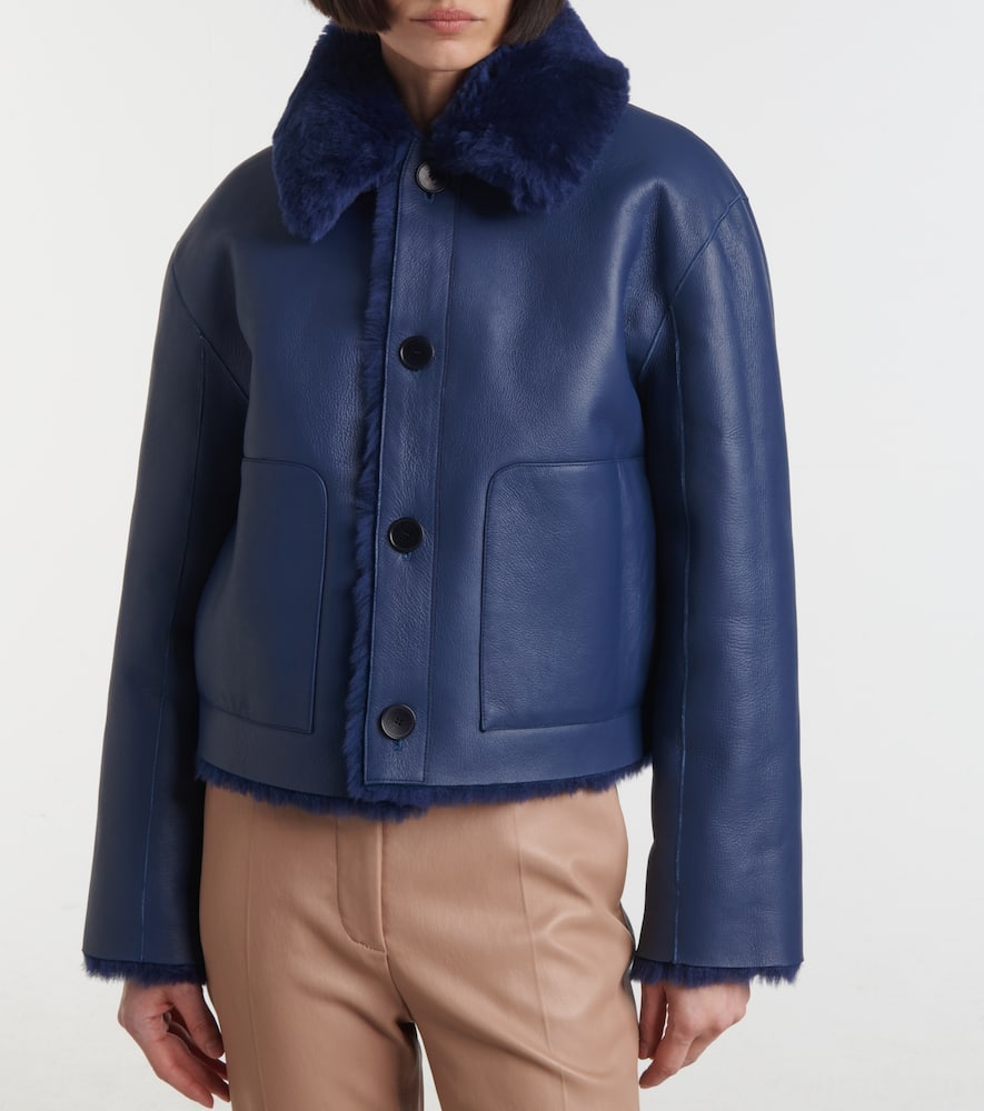 Joseph Alloway reversible shearling and leather jacket