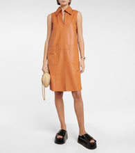 Joseph Berwick leather midi dress