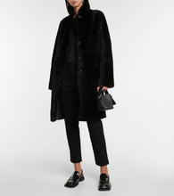 Joseph Britanny reversible leather and shearling coat