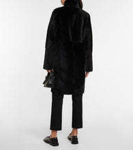 Joseph Britanny reversible leather and shearling coat