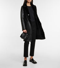Joseph Britanny reversible leather and shearling coat