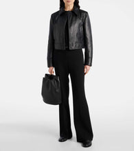 Joseph Caron cropped leather jacket