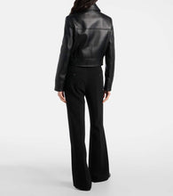 Joseph Caron cropped leather jacket