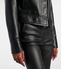 Joseph Caron cropped leather jacket