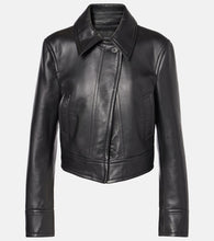 Joseph Caron cropped leather jacket
