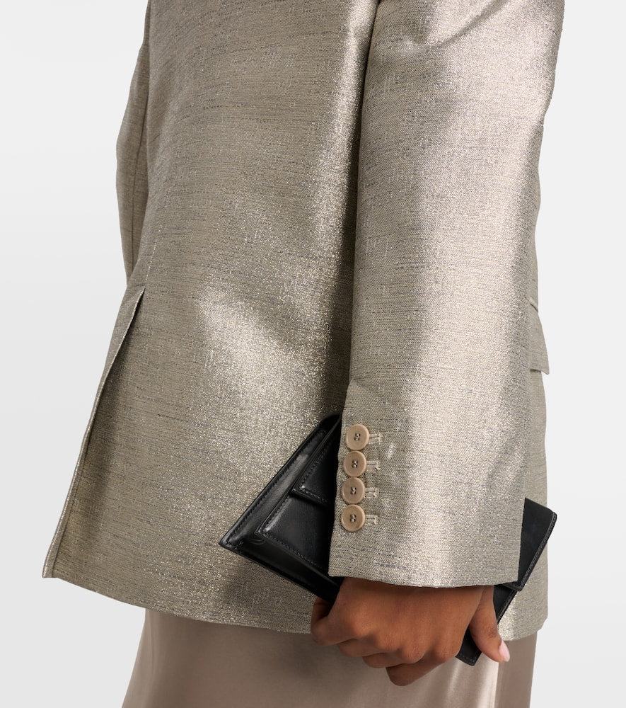 Joseph Chapone metallic oversized blazer