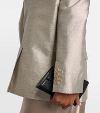 Joseph Chapone metallic oversized blazer