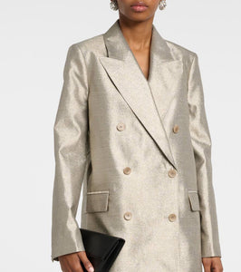 Joseph Chapone metallic oversized blazer