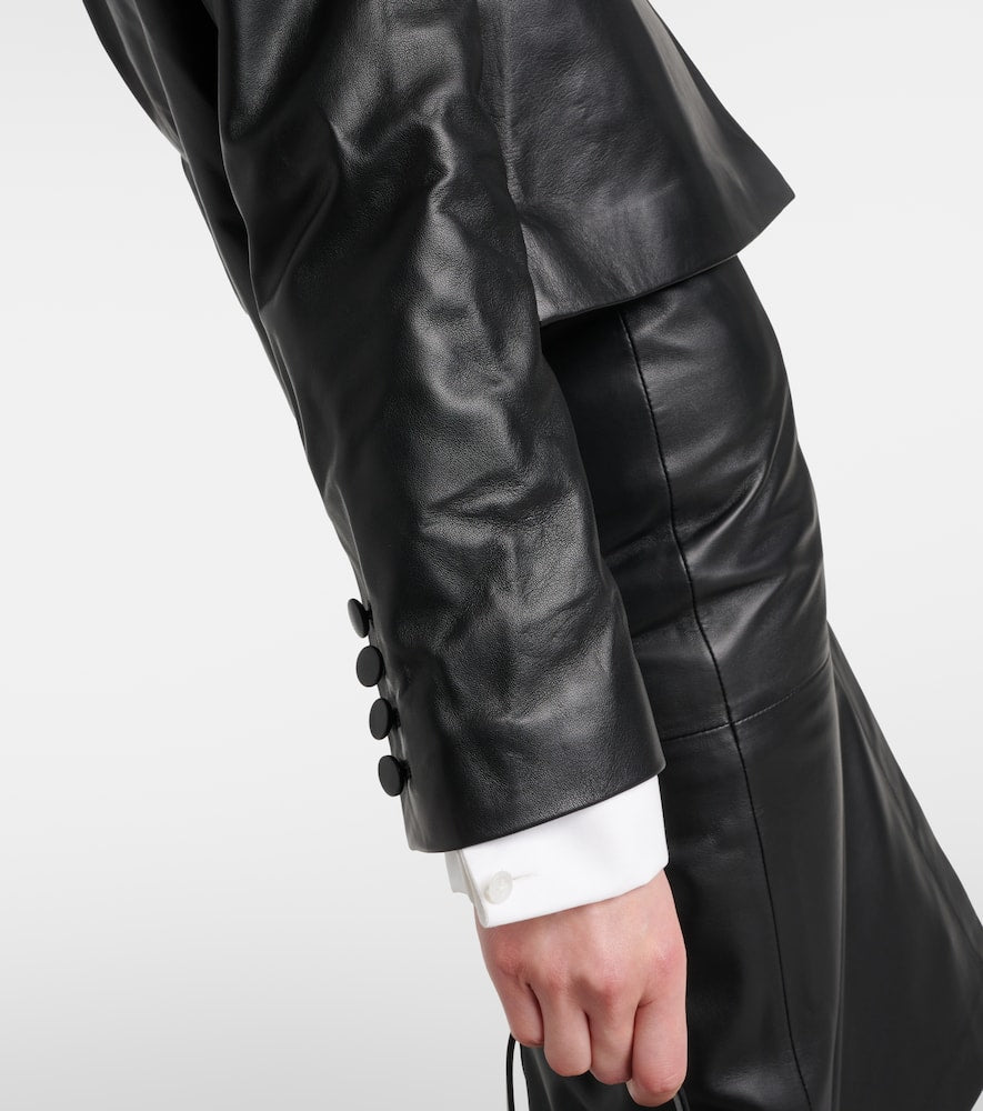 Joseph Cropped leather jacket